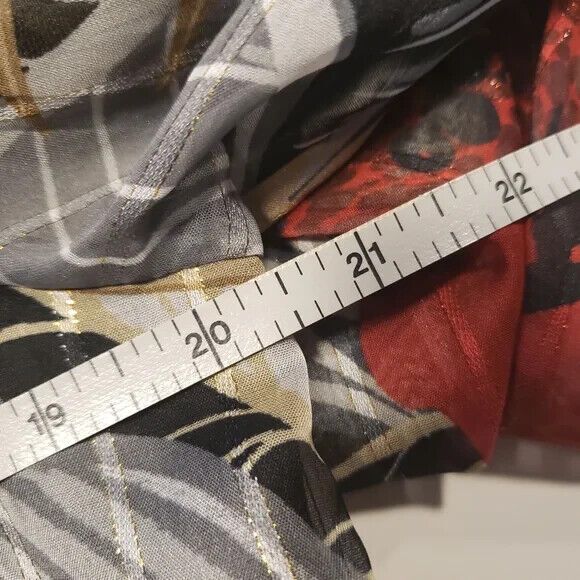 TOMMY BAHAMA Romantic Mermaid Ethereal Sheer Hibiscus Romance Midi Dress~$225 - Picture 11 of 13